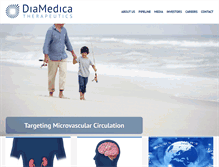 Tablet Screenshot of diamedica.com